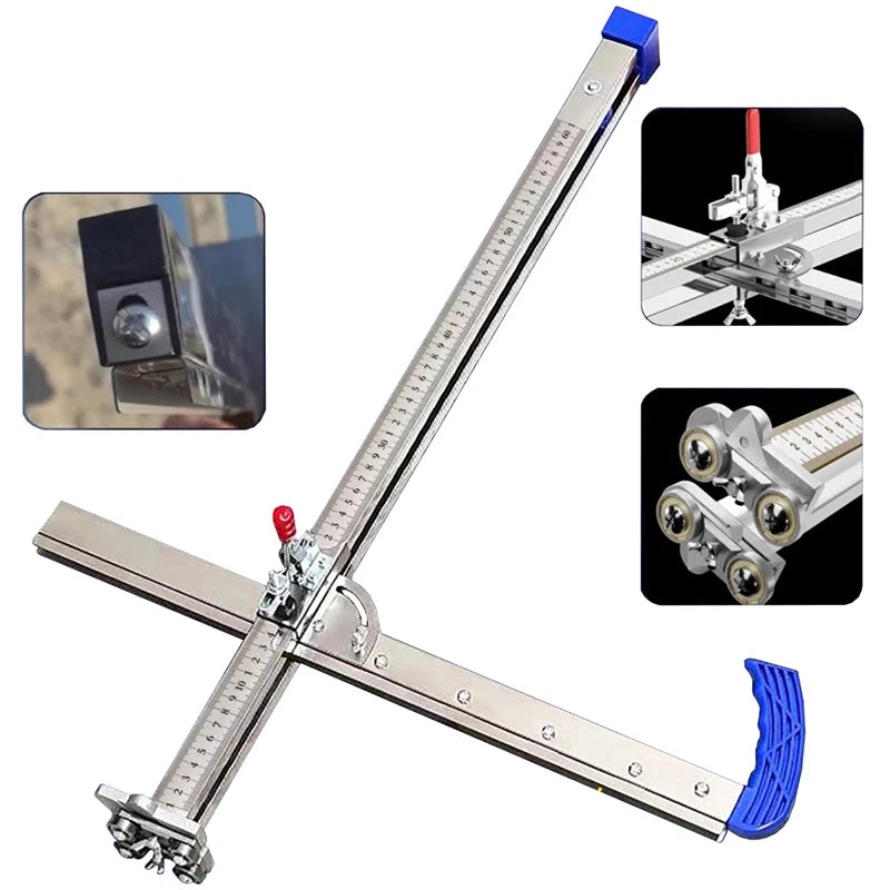 8-round, one-side one-button pressing positioning, curved handle, cutting 9~13mm thick gypsum board, front end embedded with scraper blade