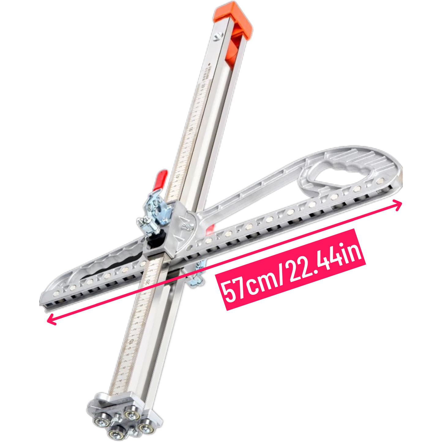 20-round, dual-sided one-button press positioning, aluminum alloy handle, cutting, 9~12mm thick gypsum board, front end embedded scraper blade