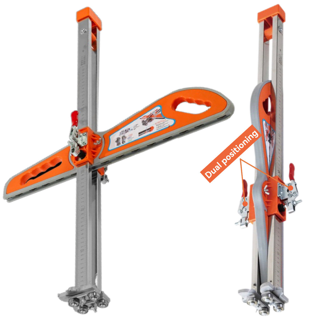 17 rounds,One-button pressing and positioning on both sides,Reinforced nylon handle,Cutting 8~10mm thick gypsum board,Front-end embedded shaving blade