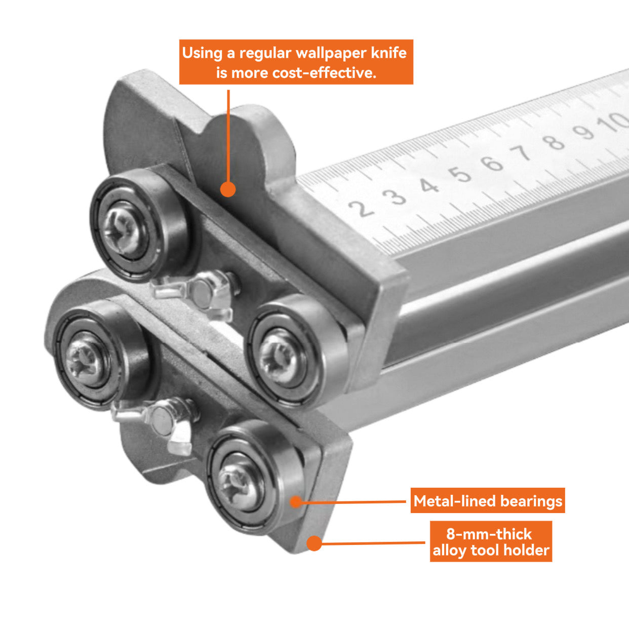 17 rounds,One-button pressing and positioning on both sides,Reinforced nylon handle,Cutting 8~10mm thick gypsum board,Front-end embedded shaving blade