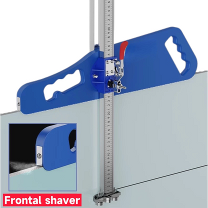 12 rounds, one-side one-button pressing positioning, reinforced nylon handle, cutting, 9~12mm thick gypsum board, front end embedded scraper blade