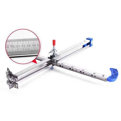 8-round, one-side one-button pressing positioning, curved handle, cutting 9~13mm thick gypsum board, front end embedded with scraper blade