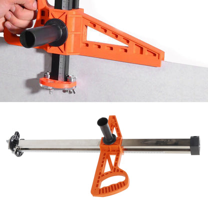 Upgraded model, 9-wheel ABS extended handle, for cutting 8~10mm thick gypsum board, with an embedded scraper blade at the front end